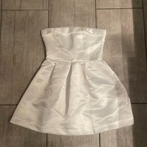 fake silk white dress from amazon never worn